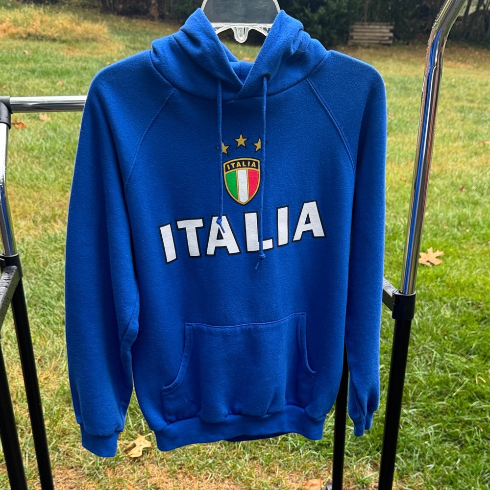 Italia Blue Men's Hoodie